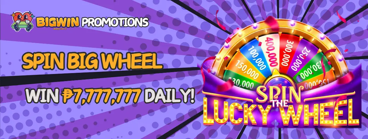 Big Prizes Await! Join BigWin’s Big Wheel for Daily ₱7,777,777 Rewards!