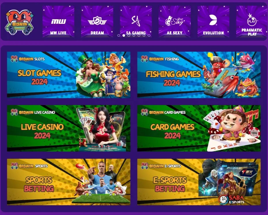 Casino Games at Bigwin